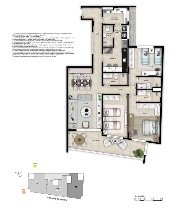 Apartamento à venda com 2 quartos, 97m² - Foto 24