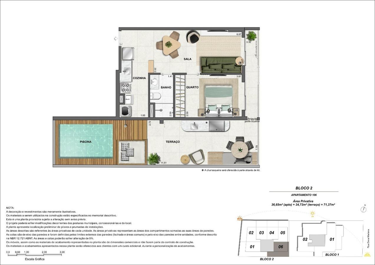 Apartamento à venda com 2 quartos, 137m² - Foto 8