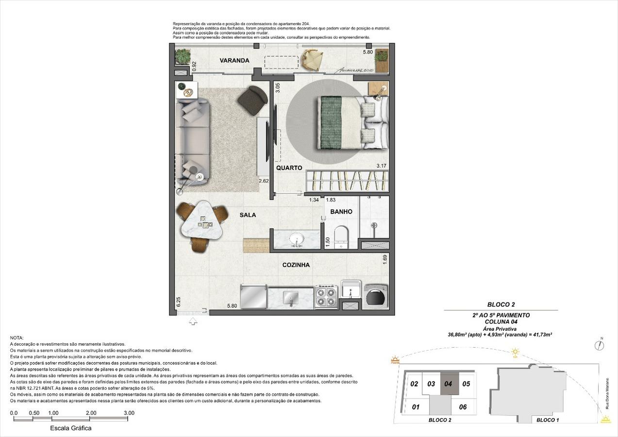Apartamento à venda com 2 quartos, 137m² - Foto 7